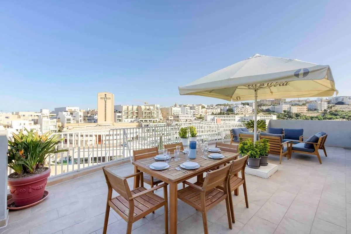 Spectacular Penthouse In The Heart Of St Julians Apartman San Ġiljan